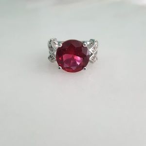 Size 6 Red Stone Ring